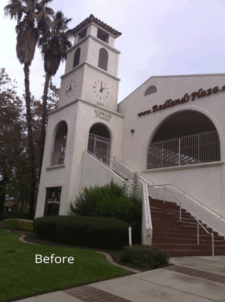 Redlands Plaza before